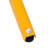 V Shape Heavy Duty Roller Stand,Material Support Stand, Yellow & Black Color