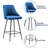 Darija Upholstered Counter Stool