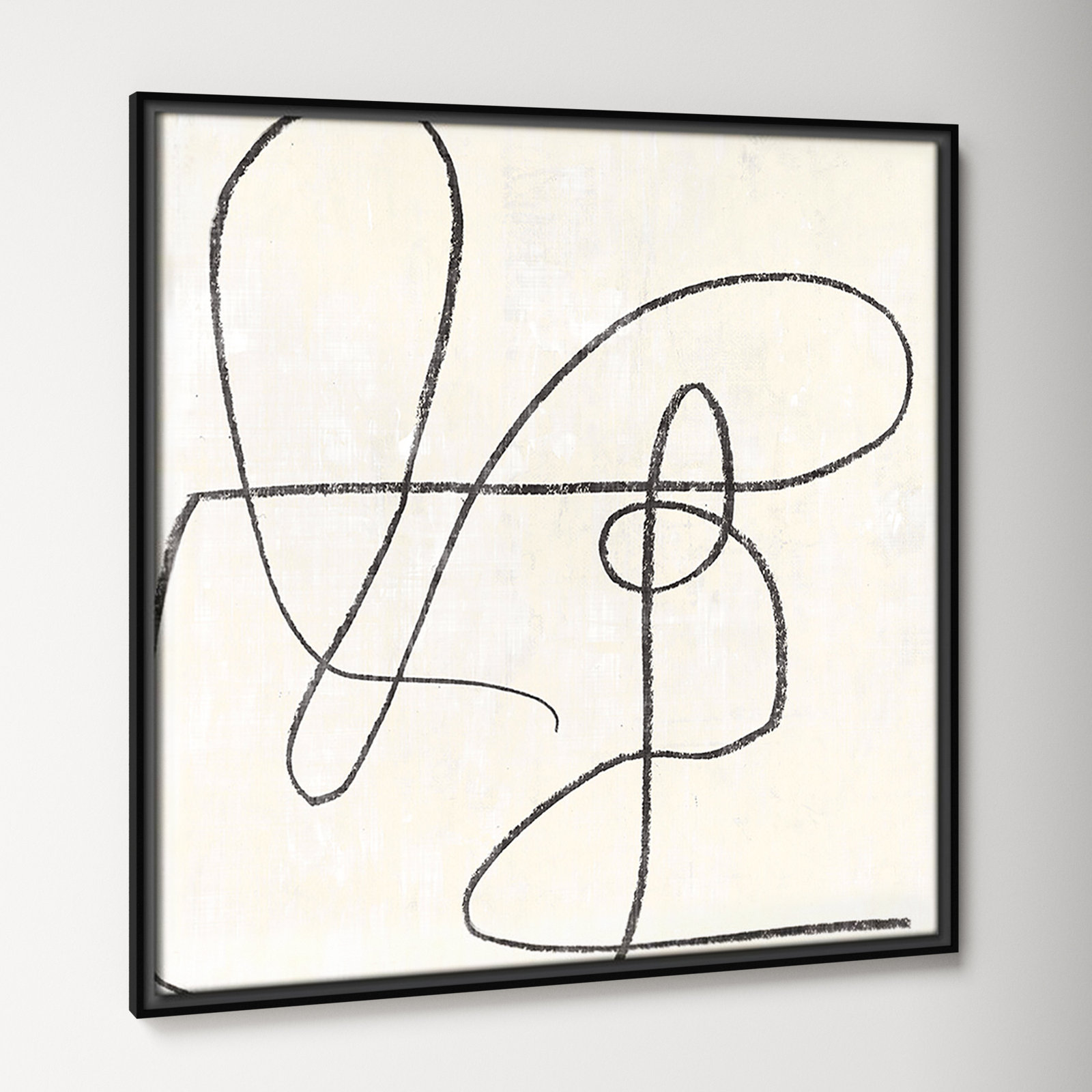Juxtaposing, 46.5" H x 46.5" W, Black
