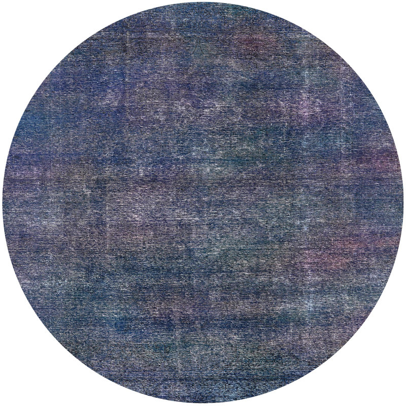 Anivea Abstract Indoor Rug, Round 4'