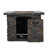 Altair Concrete Propane Fire Pit Table with Hidden Fuel Tank