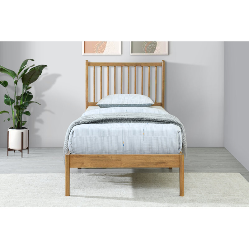 Solid Wood Bed, Single (3')