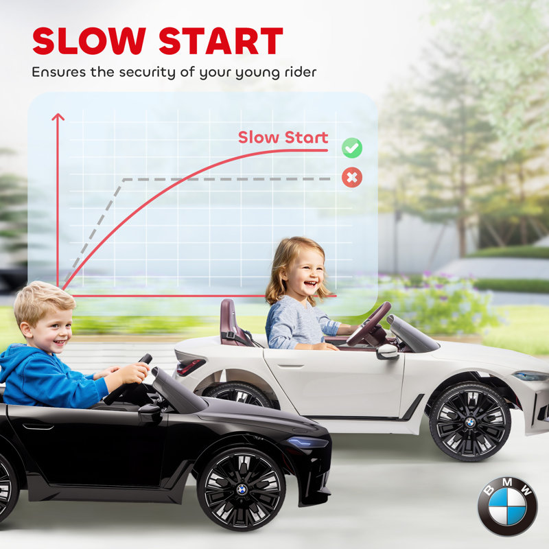 Colvard Zoomie Kids Battery Powered Ride On with Remote Control, Black