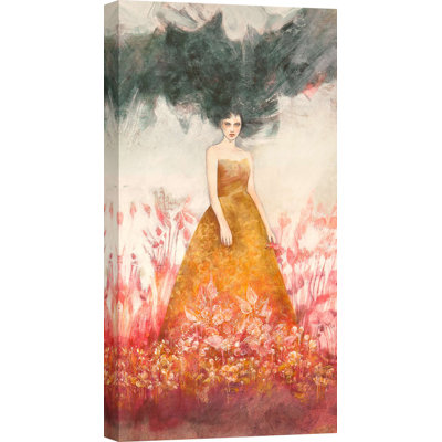 Lady Of The Clouds by Erica Pagnoni - Wrapped Canvas Print