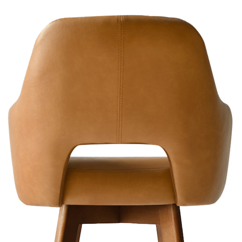 Tabouret de comptoir pivotant 26,5 po Blerina, Tanné