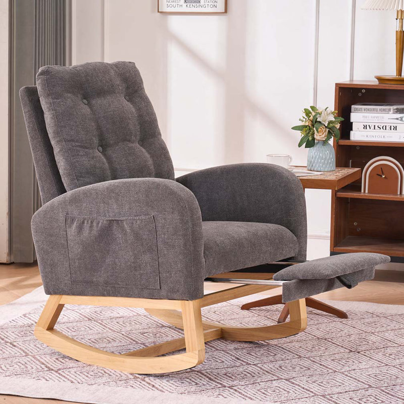 Chaise berçante, Gris