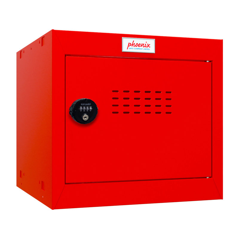 Metal 1 - Tier 40cm with Dial / Combination, Red