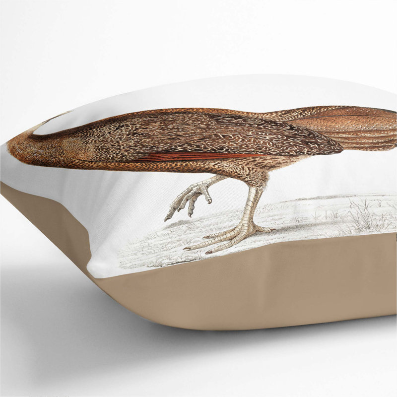 Square Throw Cushion, Stone, 55cm H x 55cm W x 20cm D