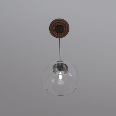 EnduraForm PVC Baltimore Thermoformed Ceiling Medallion, 10"OD x 3 1/2"ID x 3/4"P (Fits Canopies up to 4 1/4"), Universal Aged Metallic Rust