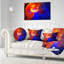 Taie d'oreiller et insert abstrait
