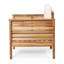 (Ensemble de 2) Fauteuils club d'extérieur en bois d'acacia avec coussins-570712155