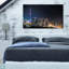 « urban lighted landscape of toronto », reproduction de photo sur toile tendue-20121516