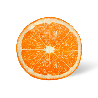 Orange Slice Round Throw