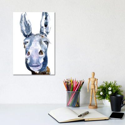 Sweet Donkey I by Jennifer Paxton Parker - Wrapped Canvas Gallery-Wrapped Canvas Giclée