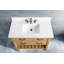 Meuble-lavabo sur pied simple 42 po avec plateau en céramique Barron
