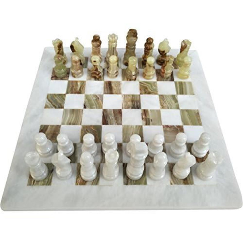 Bisiot 13.9'' L Marble Game Set