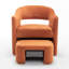 Fauteuil demi-tonneau avec repose-pieds Kyah-220945846