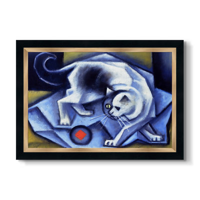 Le chat blanc (Der weiße Kater), 1912-Jean Metzinger-toile encadrée personnalisée