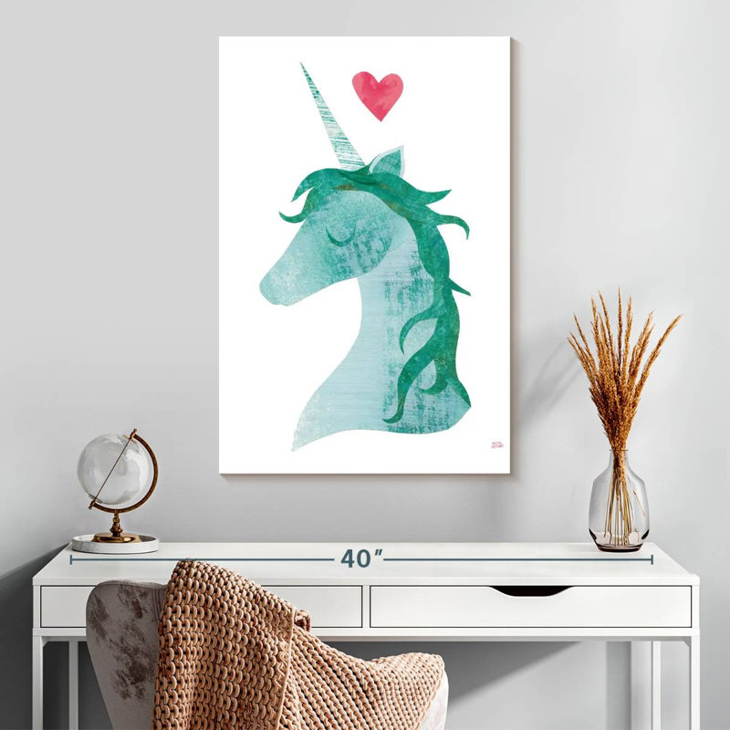 Ashelle licorne magique II, H 30 po x l 20 po