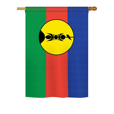 Double Sided Polyester House Flag