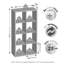 Tanvee 147.09cm H Media Shelves-1348776057