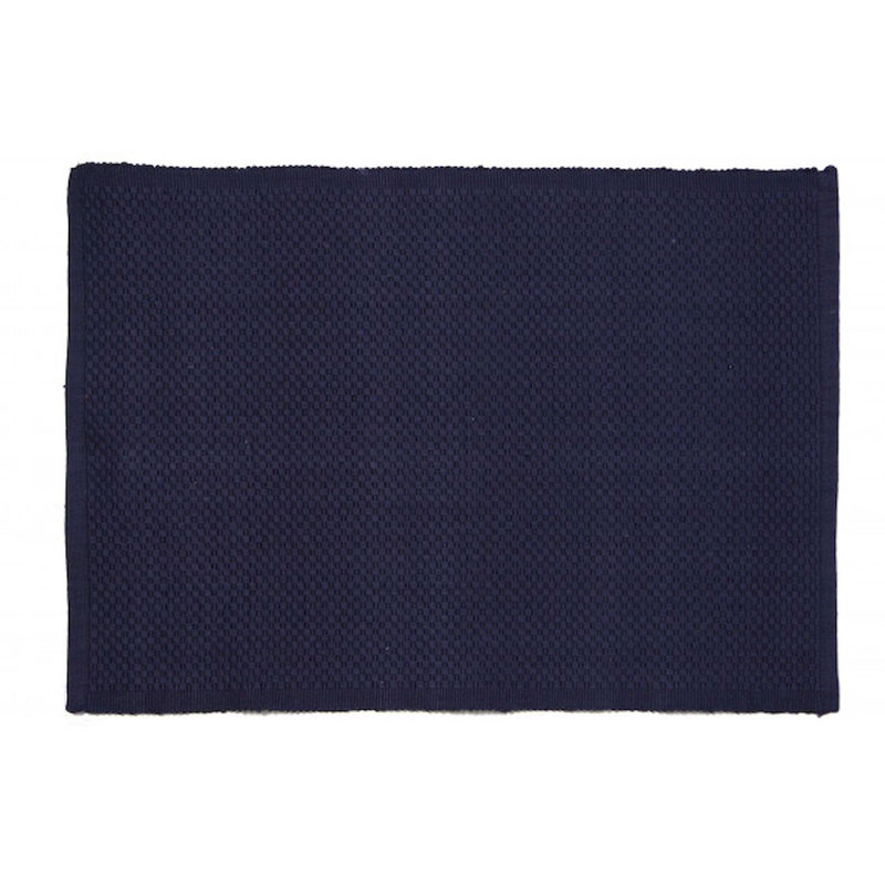 Ensemble de 4 napperons en coton Labrittany, Noir