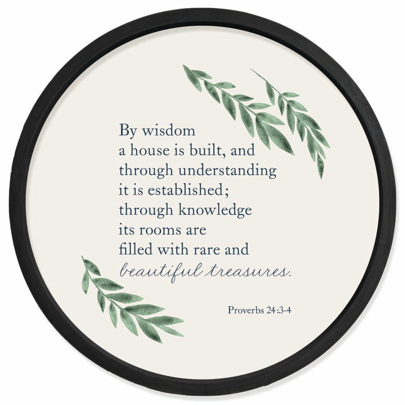 «Leafy Scripture», reproduction encadrée noire 20 x 20, Noir