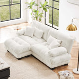 Cloud Couch 2-Seater Sofa With Convertible Ottoman