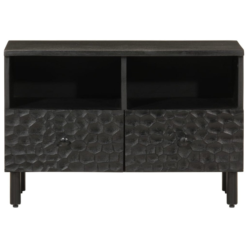 Beeney Unfinished TV Stand for TVs up to 28", Black