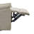 Elio Beige Upholstered Power Swivel Glider Recliner with USB and USB-C Ports-122431749