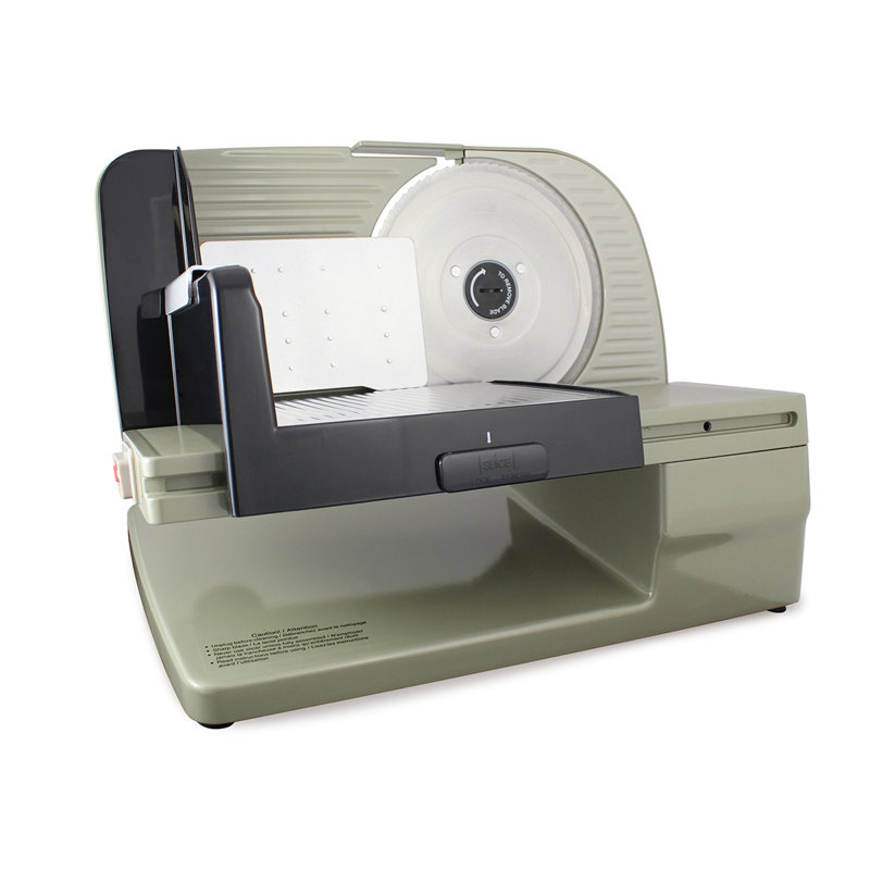 Chef's Choice Silver Cast Aluminum Electric Meat Slicer with Safety Lock