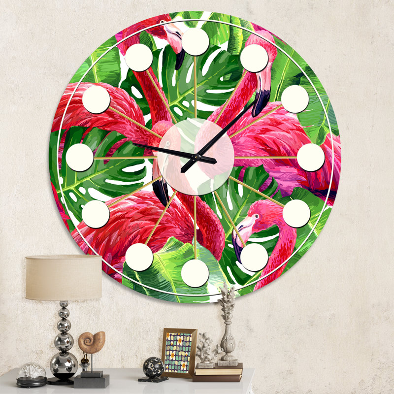Horloge murale rétro Mid-Century, Moyenne