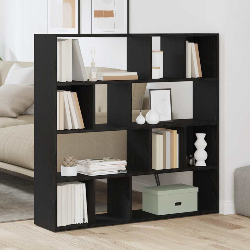 Lencola Bookcase, Black Oak