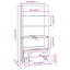 Highboard "HAMAR" Solid Wood Pine-749687478