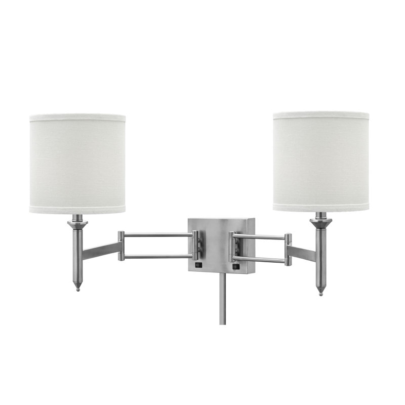 Steel Plug-in Swing Arm Sconce
