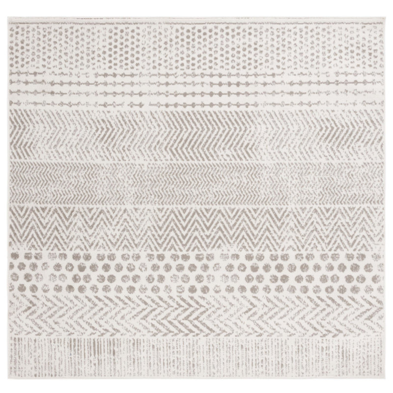 Nagelly Performance Geometric Rug, Square 6'7"