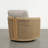 Linen-like Upholstered Swivel Accent Chair-122091994