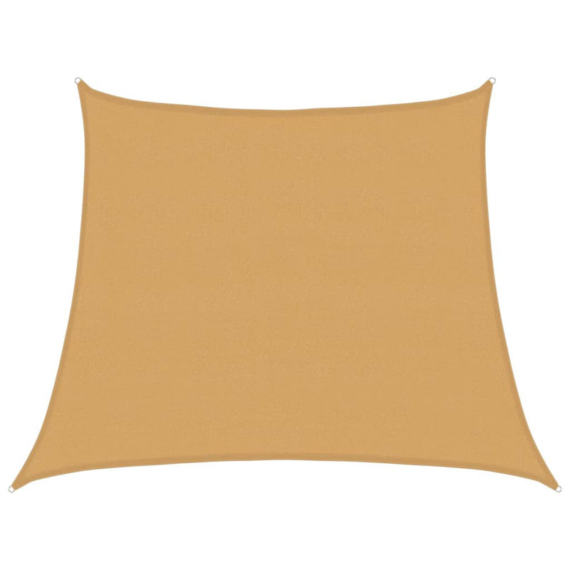 4m x 3m Trapezium Shade Sail, Yellow