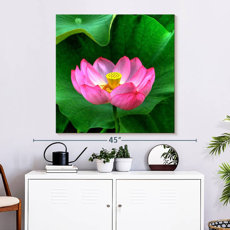 Harnek Flourishing Lotus, 33" H x 33" W