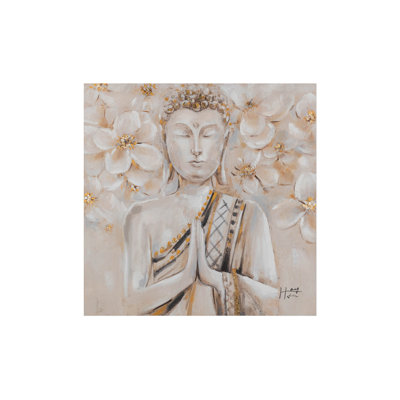 Blooming Well-Being Hand-Painted Acrylic Painting