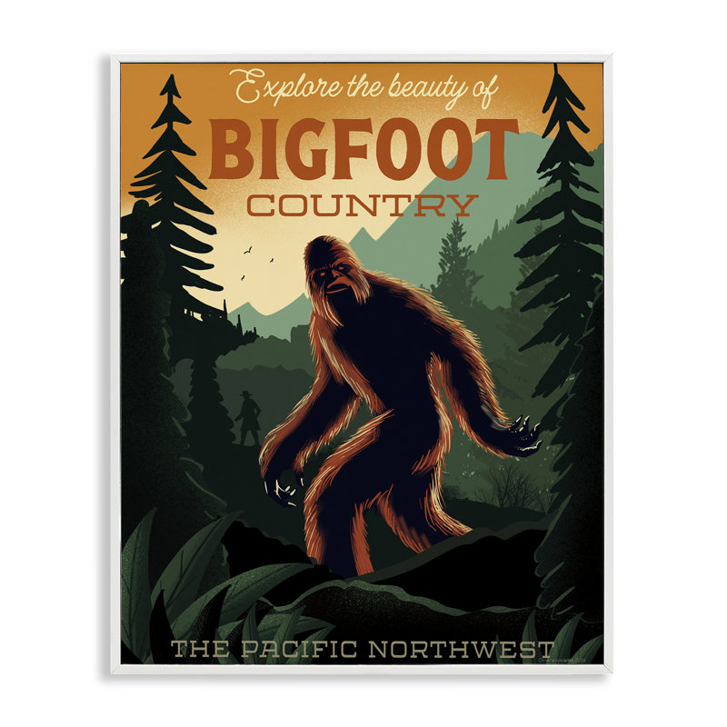 Giclée encadrée par Cryptid, H 14 po x l 11 po, Giclée encadrée blanc bord de mer