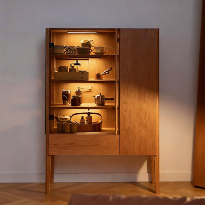 Brown Solid wood Display Cases