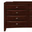 Table de chevet Lucille Merlot-430701719