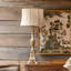 Resin Table Lamp With Linen Shade