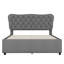 Upholstered Bed 140*200 Cm With 4 Drawers-1483436572