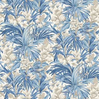 Floral 32.82' L x 27.58" W Wallpaper Roll