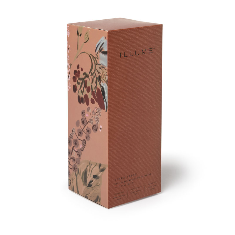 Terra Tabac White Ceramic Reed Diffuser with Cashmere Musk
