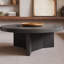 Table basse 31,5 ", chêne gris noir, salon