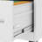 Metal 4 Drawer File Cabinet For Office And Home, A4/Legal/Letter Size, High Security Lock, Adjustable Rods, Video Guide Assembly-128979308