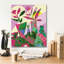«Still Life With Two Cats And Lavender Sky» par Holly McGee, art mural sur toile-1768854867